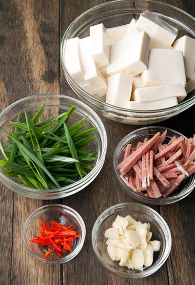 Đậu phụ sốt,món ngon,đậu phụ