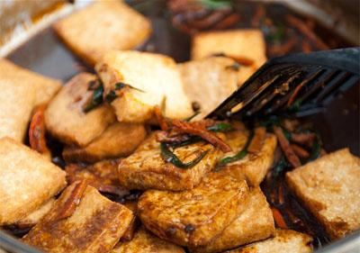 Đậu phụ sốt,món ngon,đậu phụ