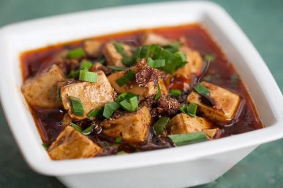 Đậu phụ sốt,món ngon,đậu phụ