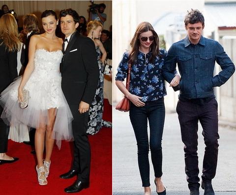 Miranda Kerr,Brad Pitt,Angelina Jolie,David Beckham,Victoria Beckham,Orlando Bloom