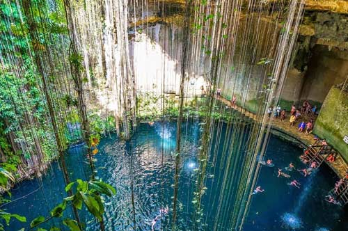 Bán đảo Yucatan,Du lịch Mexico,Thiên đường bơi lội