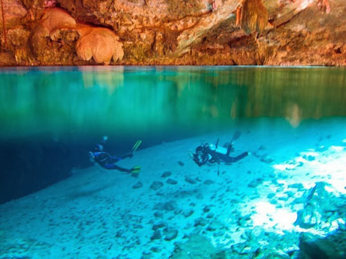 Bán đảo Yucatan,Du lịch Mexico,Thiên đường bơi lội