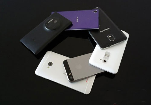 iPhone 5S,Xperia Z1,Lumia 1020, Samsung Galaxy Note 3,LG Optimus G2