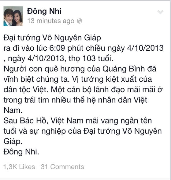 đại tướng Võ Nguyên Giáp qua đời,đại tướng Võ Nguyên Giáp từ trần,đại tướng Võ Nguyên Giáp