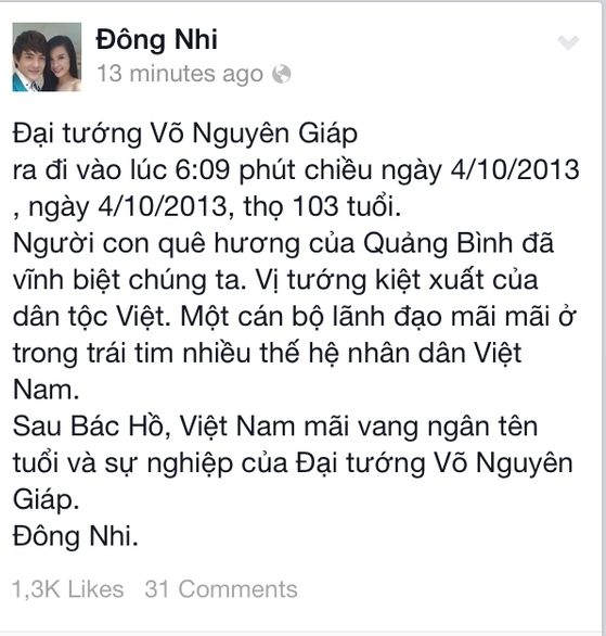 đại tướng Võ Nguyên Giáp qua đời,đại tướng Võ Nguyên Giáp từ trần,đại tướng Võ Nguyên Giáp