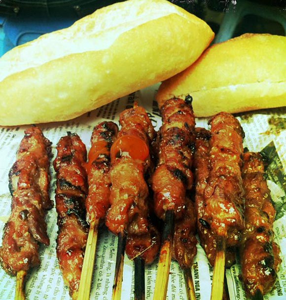 Món ăn ngon,Bún bò Nam Bộ,Đệ nhất thịt xiên,bánh mì chảo