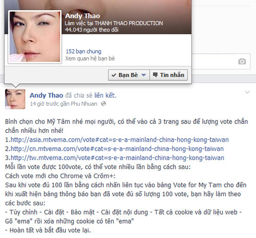 Mỹ Tâm, Họa mi tóc nâu,MTV Châu Âu 2013