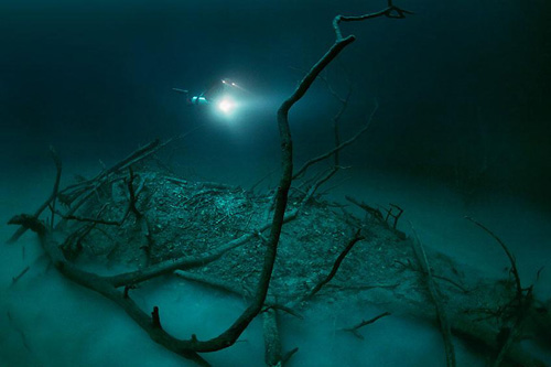 Du lịch Mexico,bán đảo Yucatan,Sông ngầm Cenote Angelita