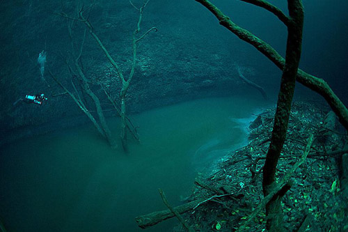 Du lịch Mexico,bán đảo Yucatan,Sông ngầm Cenote Angelita