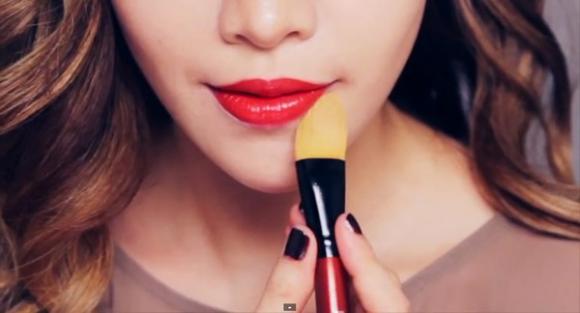 Hướng dẫn makeup,đẹp,trang điểm,thời thượng,quý phái,hồng đào,chuyển mầu,đôi mắt,quý cô,làm đẹp