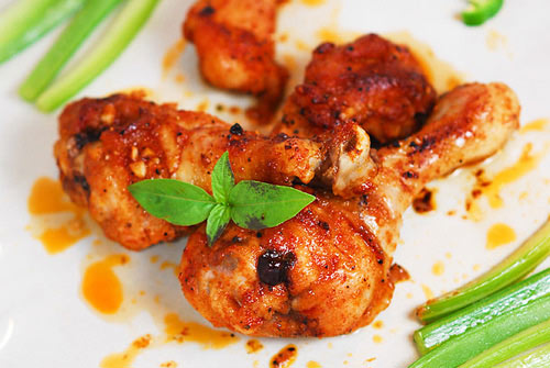 Món ăn ngon,Đùi gà nướng tỏi kiểu Hàn