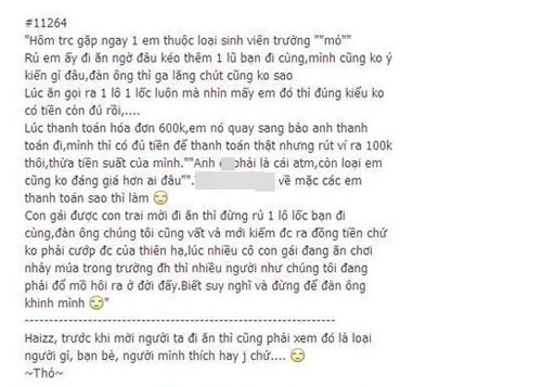Đi gặp gái cầm 100 nghìn,Hẹn hò,Lối sống trẻ,Cộng đồng mạng