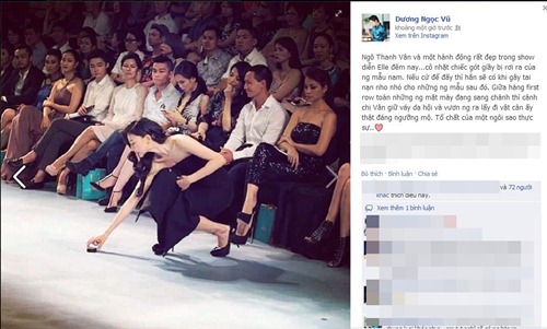 Ngô Thanh Vân,Elle Fashion Show 2014,Vân Ngô