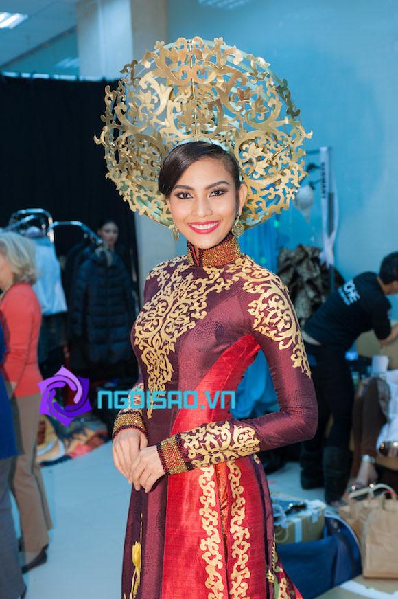 Trương Thị May,Trương Thị May thi Hoa hậu Hoàn vũ 2013,đêm thi trang phục quốc gia 2013,Hoa hậu hoàn vũ 2013