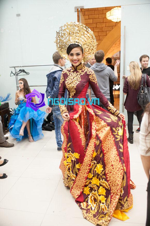 Trương Thị May,Trương Thị May thi Hoa hậu Hoàn vũ 2013,đêm thi trang phục quốc gia 2013,Hoa hậu hoàn vũ 2013