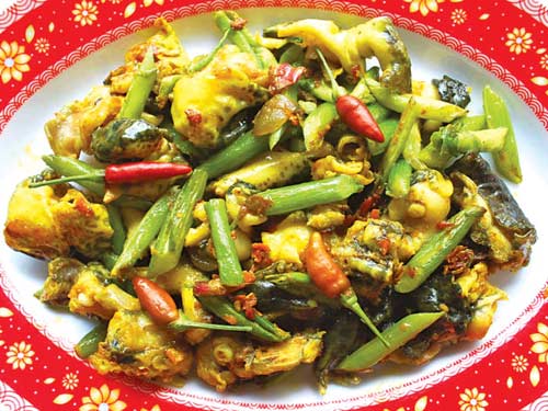 Món ăn ngon,Ếch núi xào