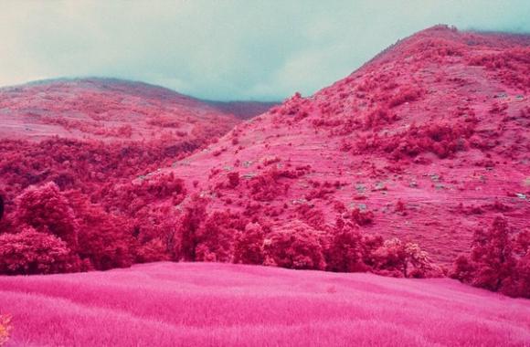COOL PLACE, VÙNG NÚI,  NEPAL,  DÃY NÚI HIMALAYA,  CẢNH TƯỢNG,  MÀU ĐỎ,cảnh đẹp