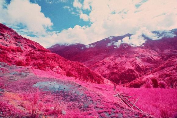 COOL PLACE, VÙNG NÚI,  NEPAL,  DÃY NÚI HIMALAYA,  CẢNH TƯỢNG,  MÀU ĐỎ,cảnh đẹp