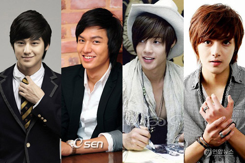Màn ảnh hàn,Mỹ nam hàn,Lee Min Ho,Kim Woo Bin,Park Yoochun,Hyun Bin