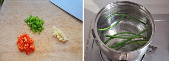 Món ăn ngon,Thịt lợn cuốn sốt tỏi