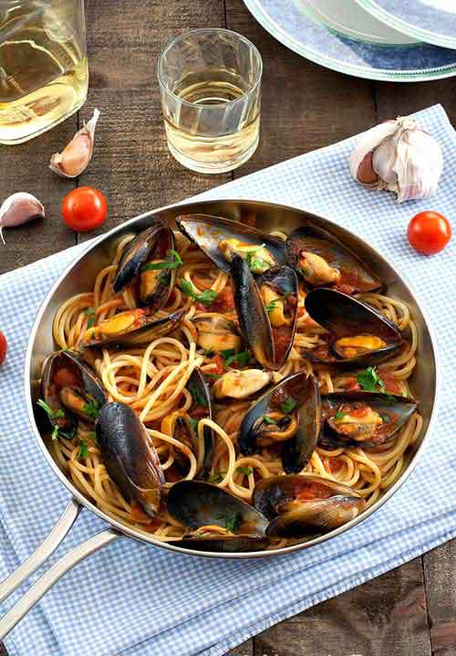 Món ăn ngon,Mì spaghetti xốt trai