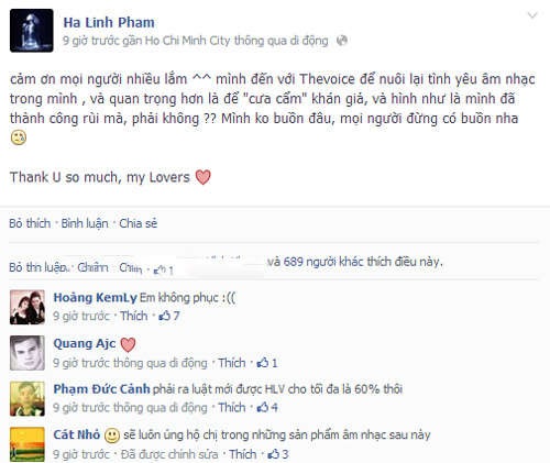 The Voice 2013,Bán kết 2 giọng hát việt 2013,Hồng Nhung,Hà Linh,Vũ Cát Tường