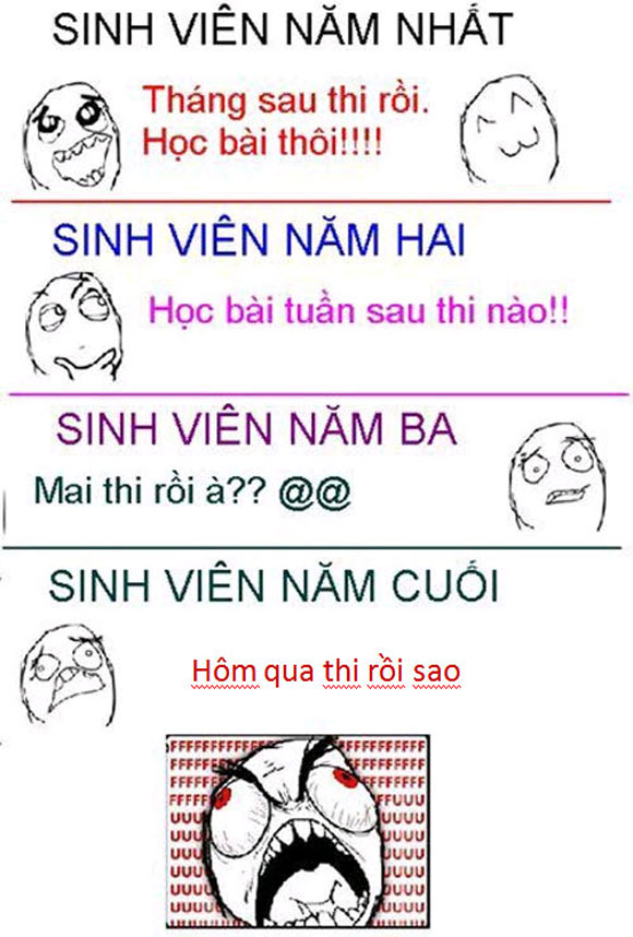 Chết cười với ảnh chế học đường