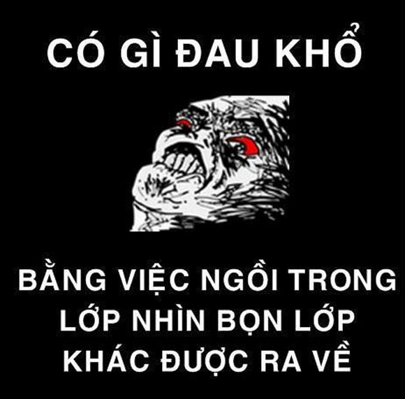 Chết cười với ảnh chế học đường