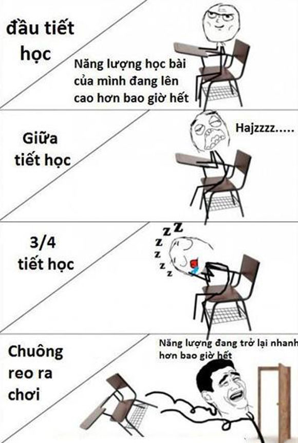 Chết cười với ảnh chế học đường