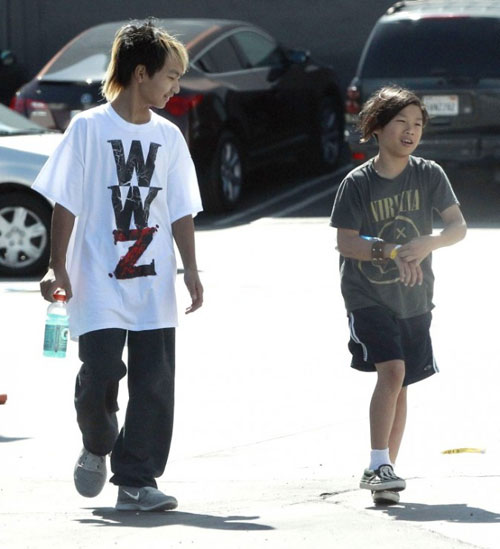 Angelina Jolie 2013,Brad Pitt, Pax Thiên,Nhóc tì của sao