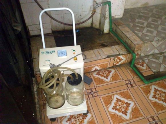 Phòng phá thai,Phá thai chui,phòng phá thai khủng khiếp nhất Hà Nội