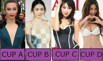 sao cbiz, sao ngực khủng, sao hoa ngữ, sao ngực lép, ảnh 'lép kẹp' của hàng loạt sao ngực khủng Cbiz