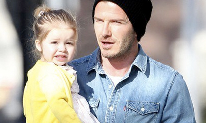 david beckham, Harper Seven Beckham ,Harper, con gái beck-vic, con gái David Beckham