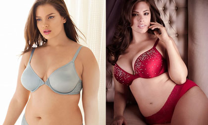 người mẫu,Ashley Graham,  Ashley Graham chụp hình áo tắm, người mẫu  Ashley Graham, sao Hollywood