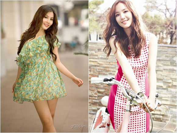 Park Min Young,Diễm My 9x,Sao giống nhau