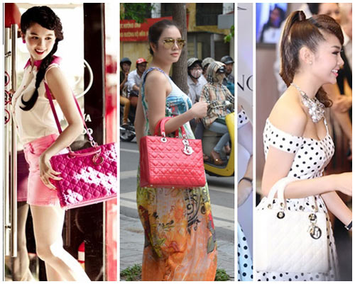 Mỹ nhân việt,Phụ kiện của sao việt,Túi nhỏ clutch,giày Christian Louboutin,túi xách Dior,huy hiệu Chanel,đồng hồ Rolex