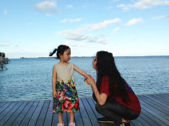 Triệu vy 2013,Mỹ nhân hoa ngữ,Con gái Triệu Vy