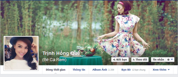 Hồng Quế 2013,PinkQ,Người mẫu 9x,Người mẫu Hồng Quế,Facebook sao