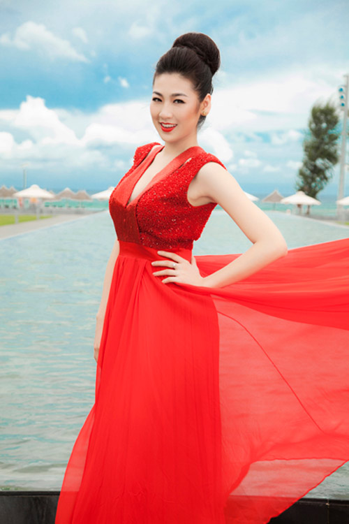 Thời trang sao việt,Mỹ nhân việt,Thời trang sao,Á hậu Tú Anh