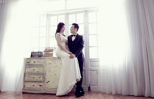 Hoa hậu biển Vân Anh,Hoa hậu Vân Anh,Hoa hậu thế giới người việt 2007,Ảnh cưới hoa hậu biển Vân Anh