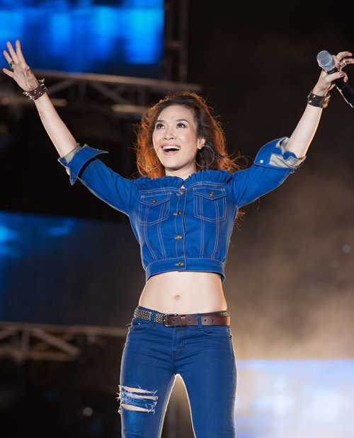 Mỹ tâm 2013,ca sỹ Mỹ Tâm,Họa mi tóc nâu,Thời trang sao