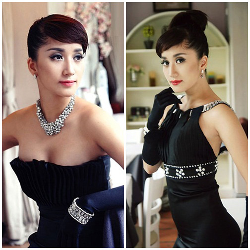 Thời trang sao,Khánh Thy,Phong cách cổ điển