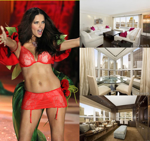 Nhà của sao,Biệt thự của sao,Adriana Lima