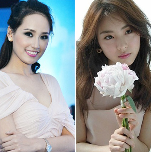 Mỹ nhân việt,Mỹ nhân Hàn,HyunA,Yoona,Park Min Young,Tăng Thanh Hà,Hồ Ngọc Hà