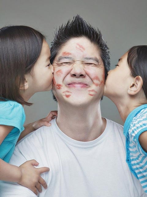 Bộ ảnh thú vị,Tình cảm gia đình,tình cảm cha con