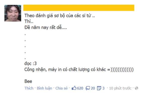 Cư dân mạng,Cộng đồng mạng,Mùa thi,Thi Đại Học