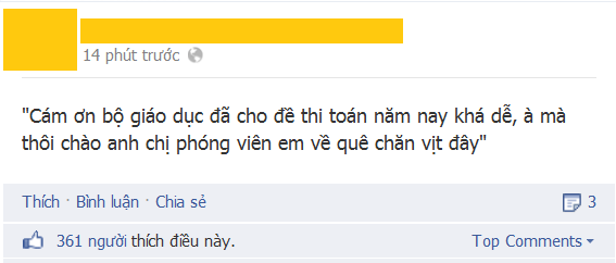 Cư dân mạng,Cộng đồng mạng,Mùa thi,Thi Đại Học