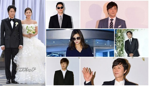 Đám cưới sao,Tăng Thanh Hà,Jennifer Phạm,Đan Trường,Lee Byung Hun,Jang Dong Gun