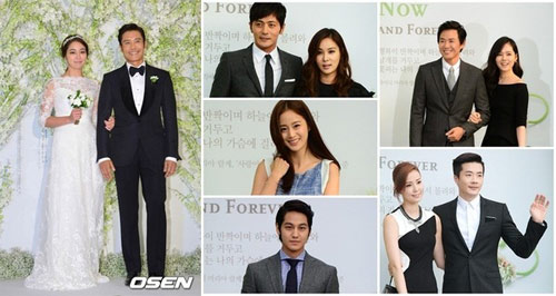 Đám cưới sao,Tăng Thanh Hà,Jennifer Phạm,Đan Trường,Lee Byung Hun,Jang Dong Gun