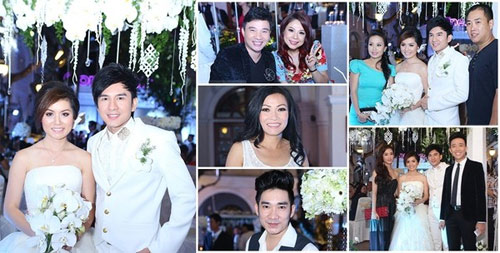 Đám cưới sao,Tăng Thanh Hà,Jennifer Phạm,Đan Trường,Lee Byung Hun,Jang Dong Gun